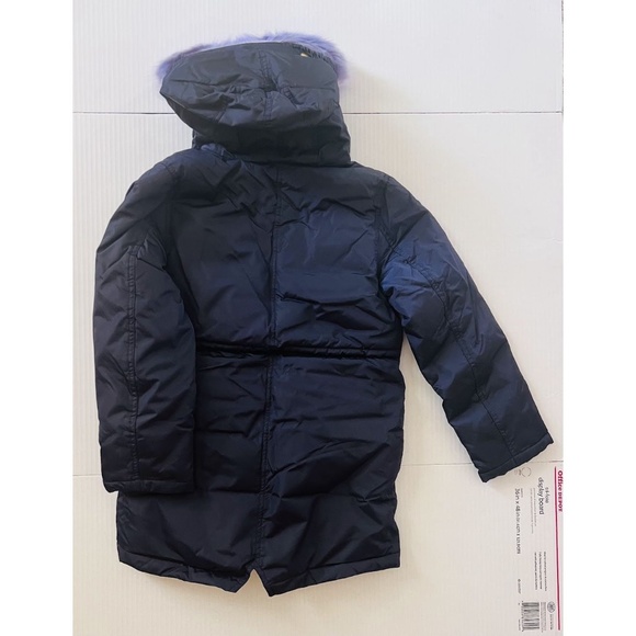NWT Crewcuts Girls' fishtail parka with PrimaLoft® Size 12 Navy - Picture 6 of 6